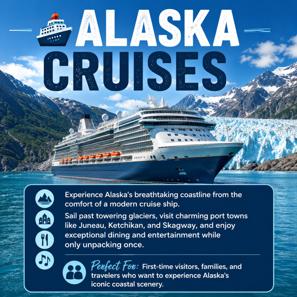 Alaska Cruises - experience the beauty of alaska while only unpacking once