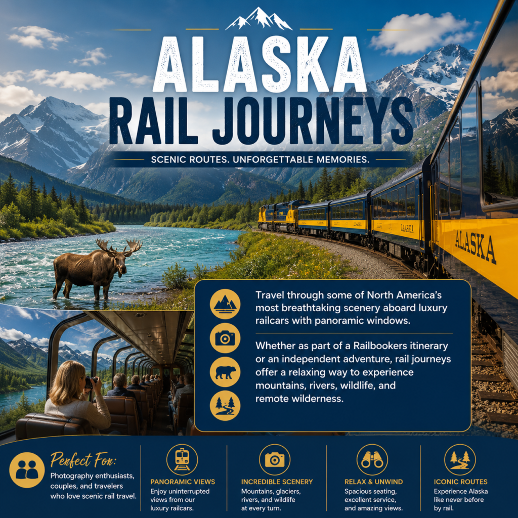 Alaskan Rail Journeys - up close and personal in Alaska