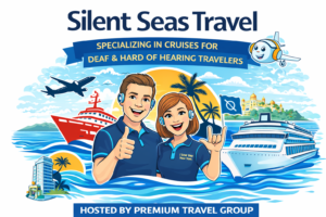 Silent seas travel - travel for the deaf and hard of hearing - logo